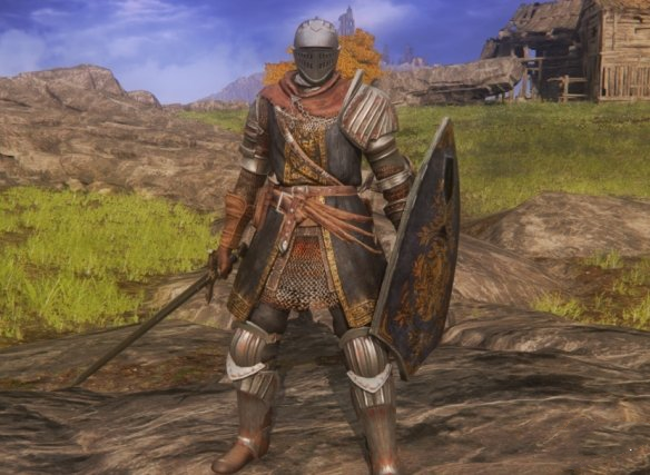 《艾爾登法環》黑暗之魂上級騎士鎧甲MOD