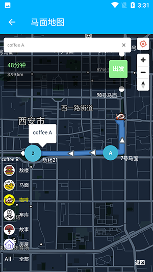 馬面地圖