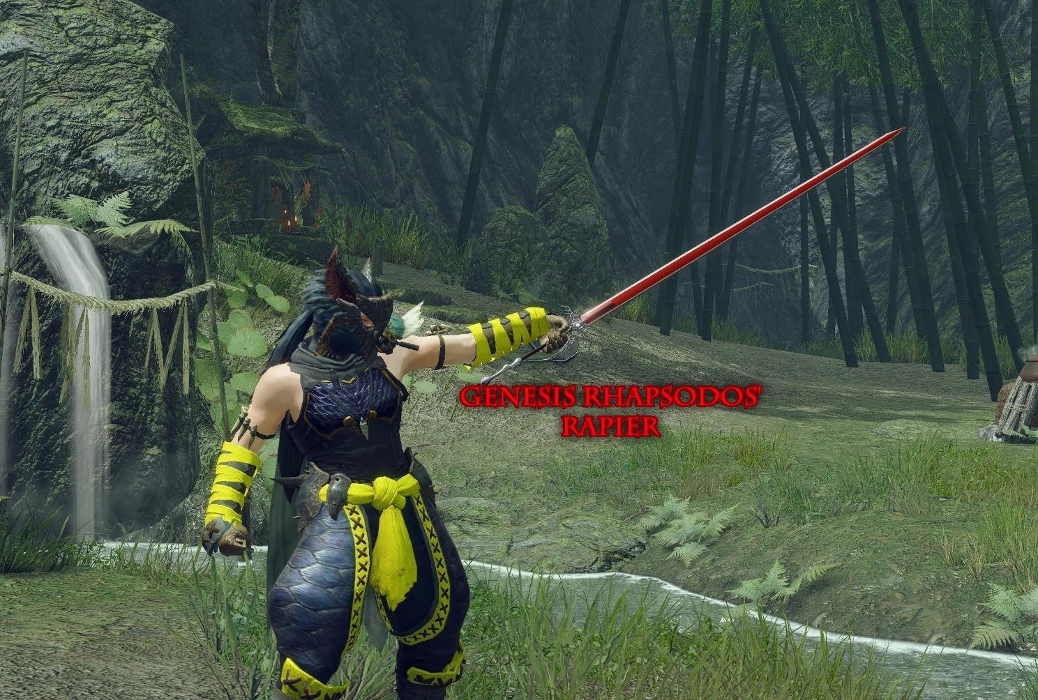 《怪物獵人：崛起》杰尼西斯·拉普索道斯的赤劍MOD
