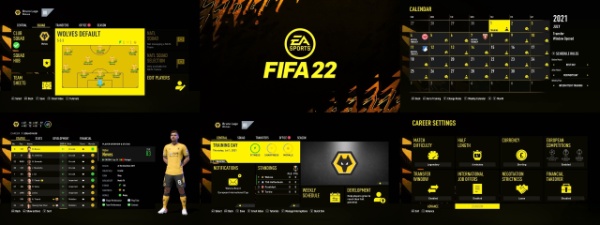 《FIFA 22》四款主題界面美化補丁[適用于TU13]