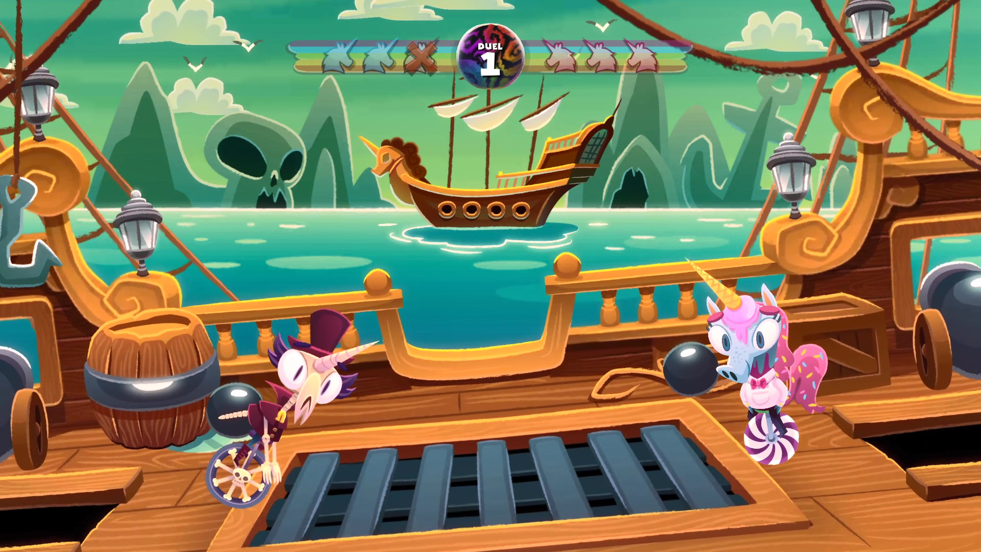 單輪車上的獨角獸