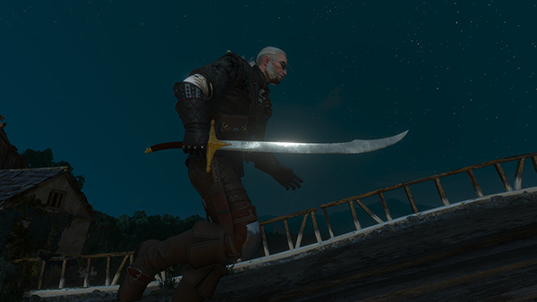 《巫師3次世代版》艾爾登法環彎刀MOD