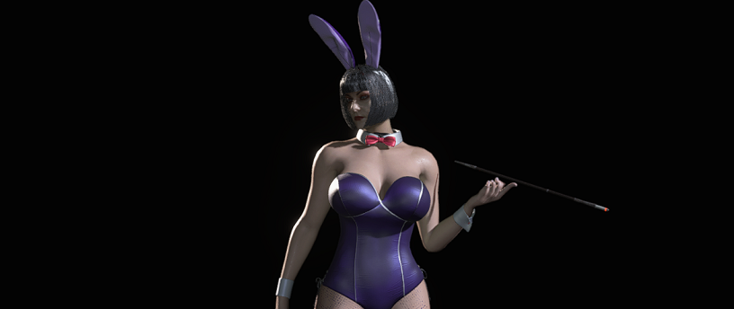 《生化危機8》吸血鬼夫人紫羅蘭兔女郎MOD