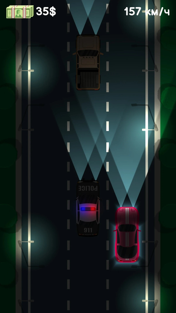 夜間賽車模擬