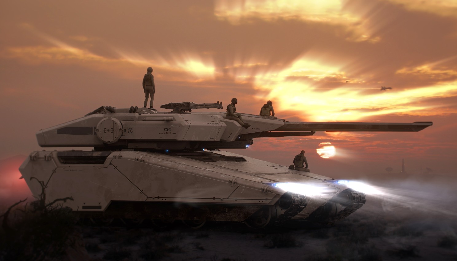 《Wallpaper Engine》星際公民NOVA坦克動態(tài)壁紙