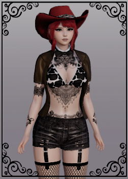 《AI少女》西部牛仔紅發美人MOD
