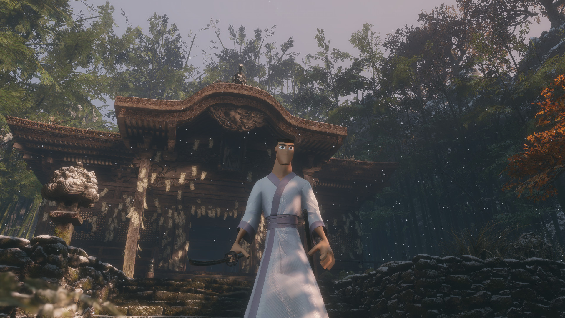 《只狼：影逝二度》武士杰克外觀MOD