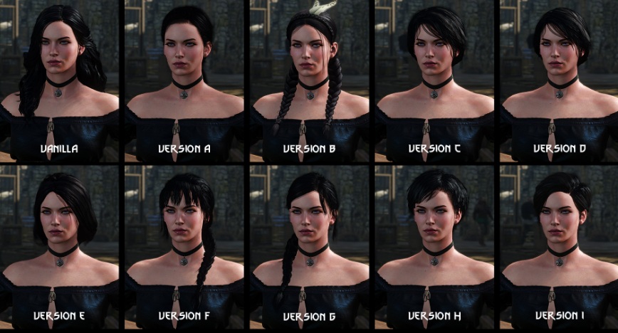 《巫師3次世代版》葉奈法9款新發型MOD[v2.0]