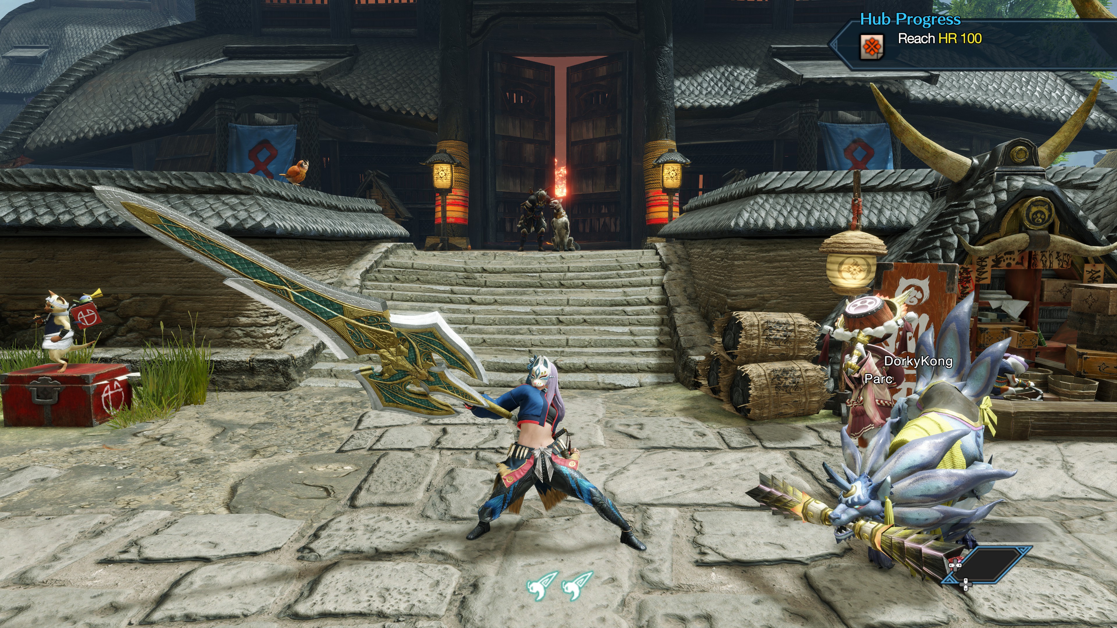 《怪物獵人：崛起》世界公會(huì)宮殿斬斧MOD