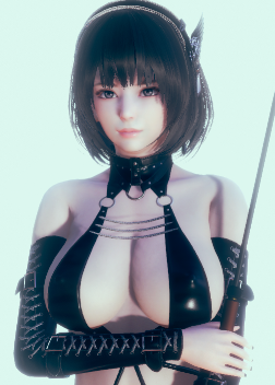 《AI少女》黑色短發(fā)清涼皮衣小姐姐MOD
