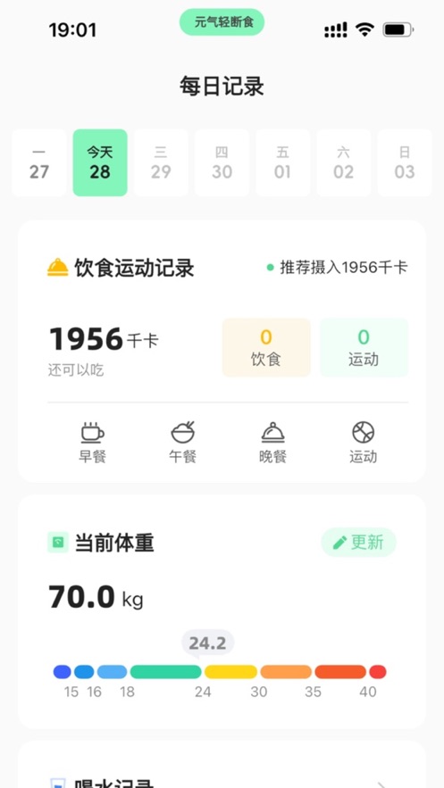 元?dú)廨p斷食