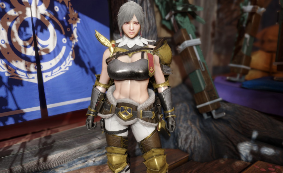 《怪物獵人崛起：曙光》NPC菲歐莉尼EBB騎士套MOD