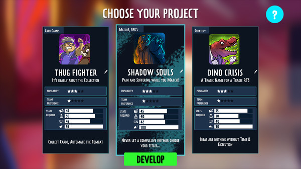 游戲開發大比拼