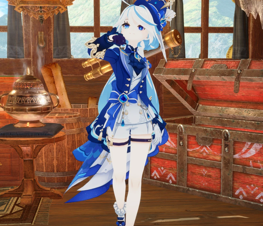 《怪物獵人崛起：曙光》芙卡洛斯芙寧娜MOD