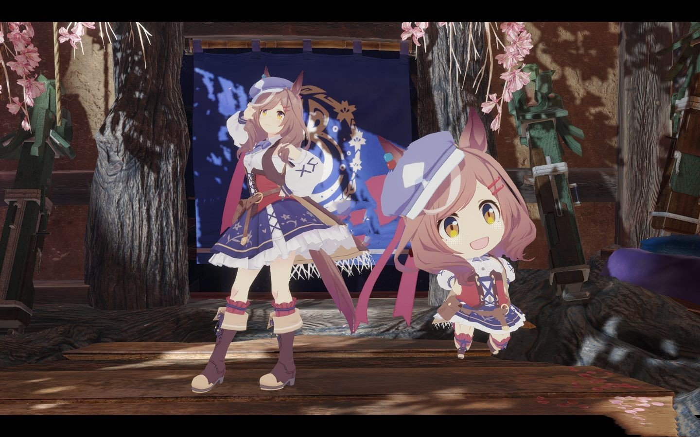 《怪物獵人：崛起》賽馬娘待兼詩歌劇外觀MOD