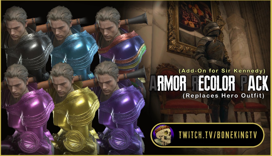 《生化危機4：重制版》里昂爵士盔甲新配色MOD[正式版]