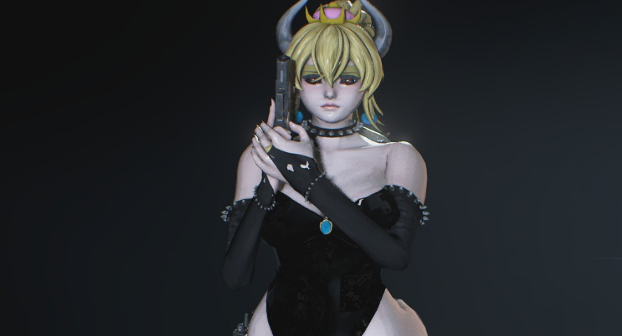 《生化危機3：重制版》馬里奧性感庫巴姬油膩皮膚替換吉爾MOD