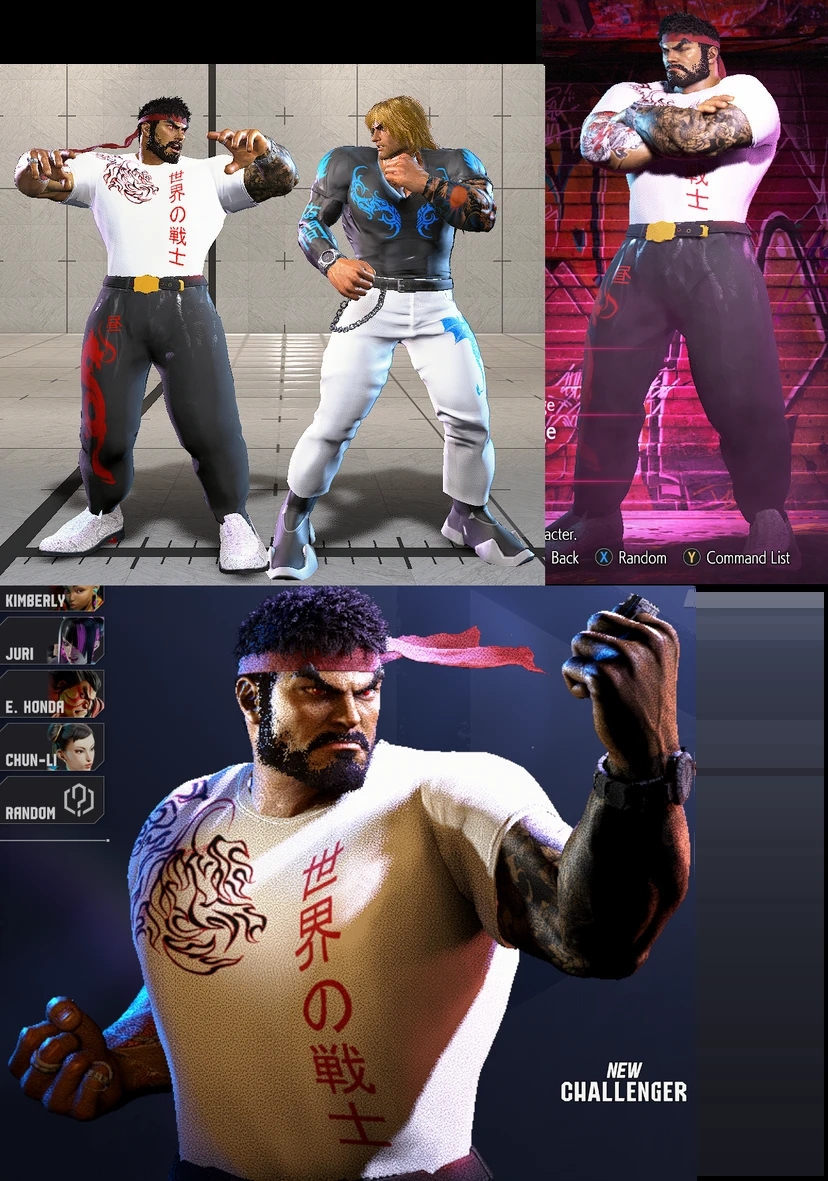 《街頭霸王6》隆街頭格斗服裝MOD