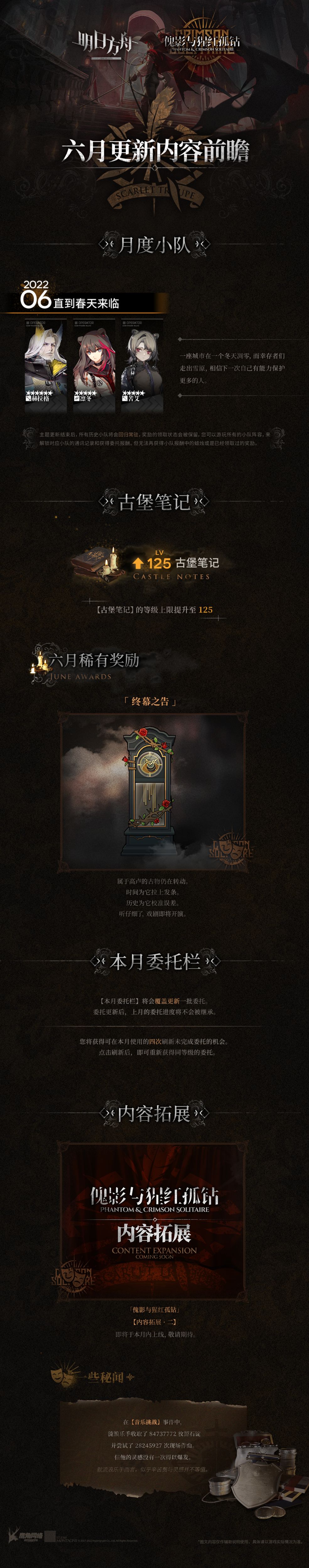 《明日方舟》六月更新內(nèi)容一覽