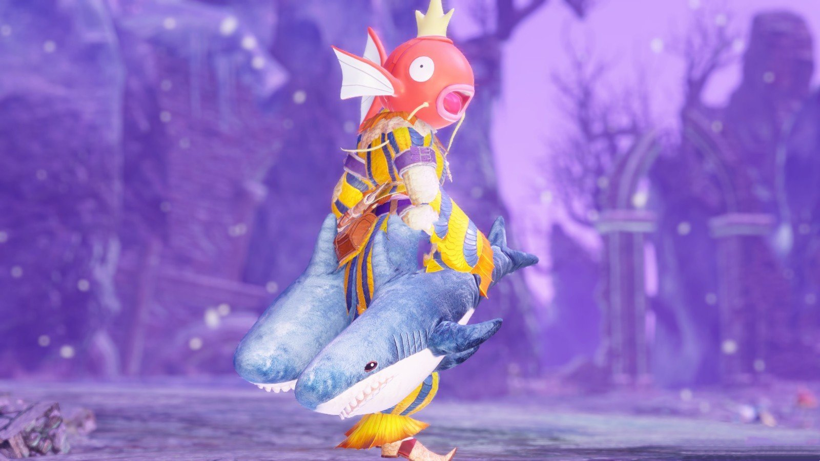 《怪物獵人：崛起》可愛玩偶鯊魚雙刀MOD