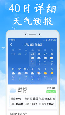全國實時天氣預報