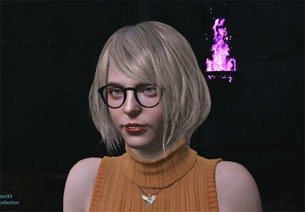 《生化危機4：重制版》阿什莉知性黑框眼鏡MOD[正式版]