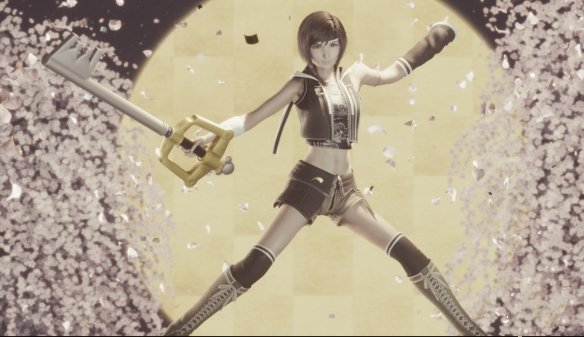 《最終幻想7：重制版》王國之心鑰匙替換尤菲手里劍MOD