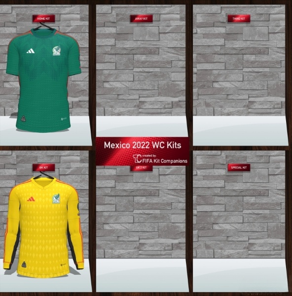 《FIFA 22》墨西哥2022世界杯球衣包