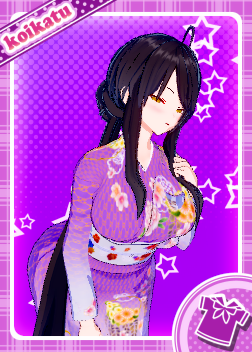 《戀活Sunshine》性感黑發(fā)紫色和服美少女MOD