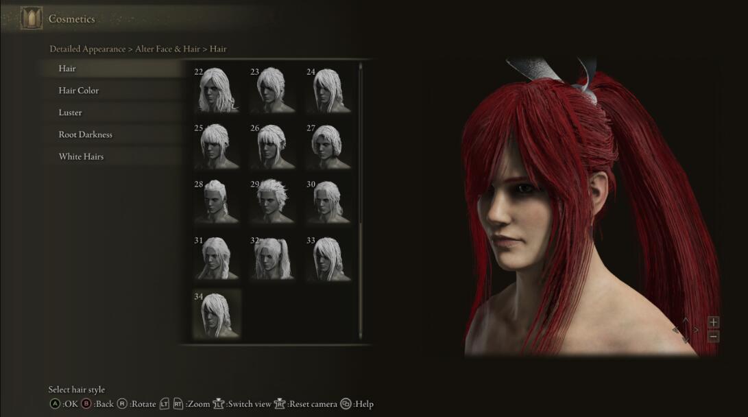 《艾爾登法環(huán)》長馬尾發(fā)型MOD