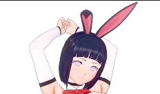 《戀活Sunshine》火影日向雛田性感兔女郎MOD
