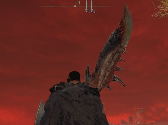 《艾爾登法環(huán)》怪物獵人火龍大劍取代土龍鱗劍MOD