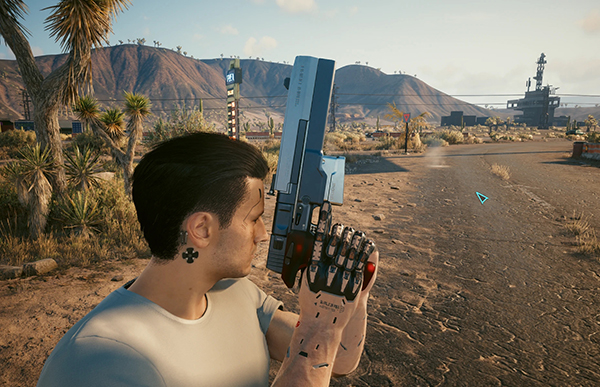 《賽博朋克2077》超厲害的Malorian 3516手槍MOD[支持v2.1]