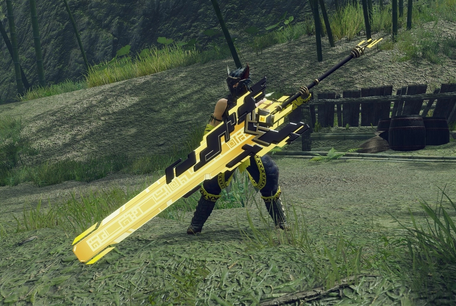 《怪物獵人：崛起》原神無工大劍斬斧MOD曙光版