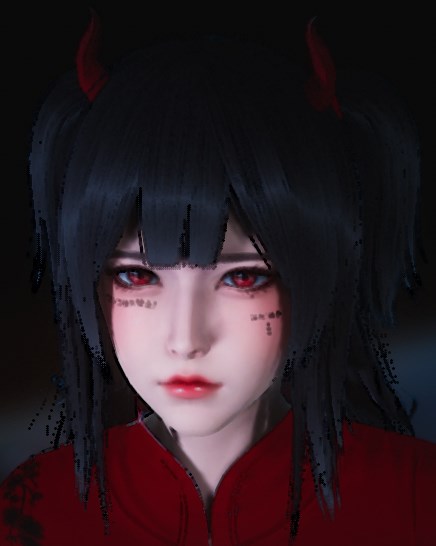 《AI少女》雙馬尾惡魔妝小姐姐MOD