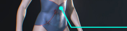 《生化危機3：重制版》吉爾旗袍泳裝黑絲紋身MOD[僅支持舊版本]