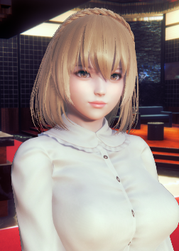 《AI少女》金色短發(fā)白色襯衫美麗御姐MOD