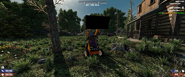 《七日殺》帶工作鏟斗NUGZ滑移裝載機A21MOD