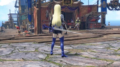 《怪物獵人：崛起》地邂艾絲·華倫斯坦外觀MOD