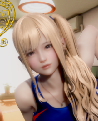 《ROOM Girl》性感深藍健身裝御姐MOD
