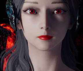 《懲戒魅魔》血色目唇灰發(fā)美女捏臉MOD