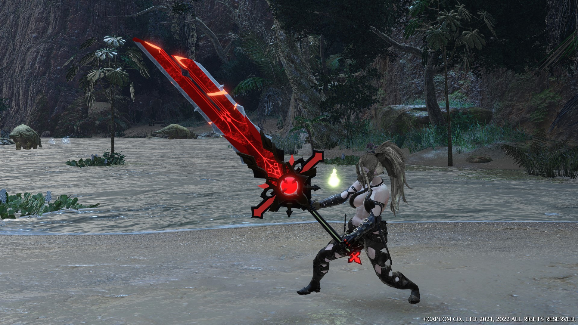 《怪物獵人：崛起》原神狼的末路大劍MOD