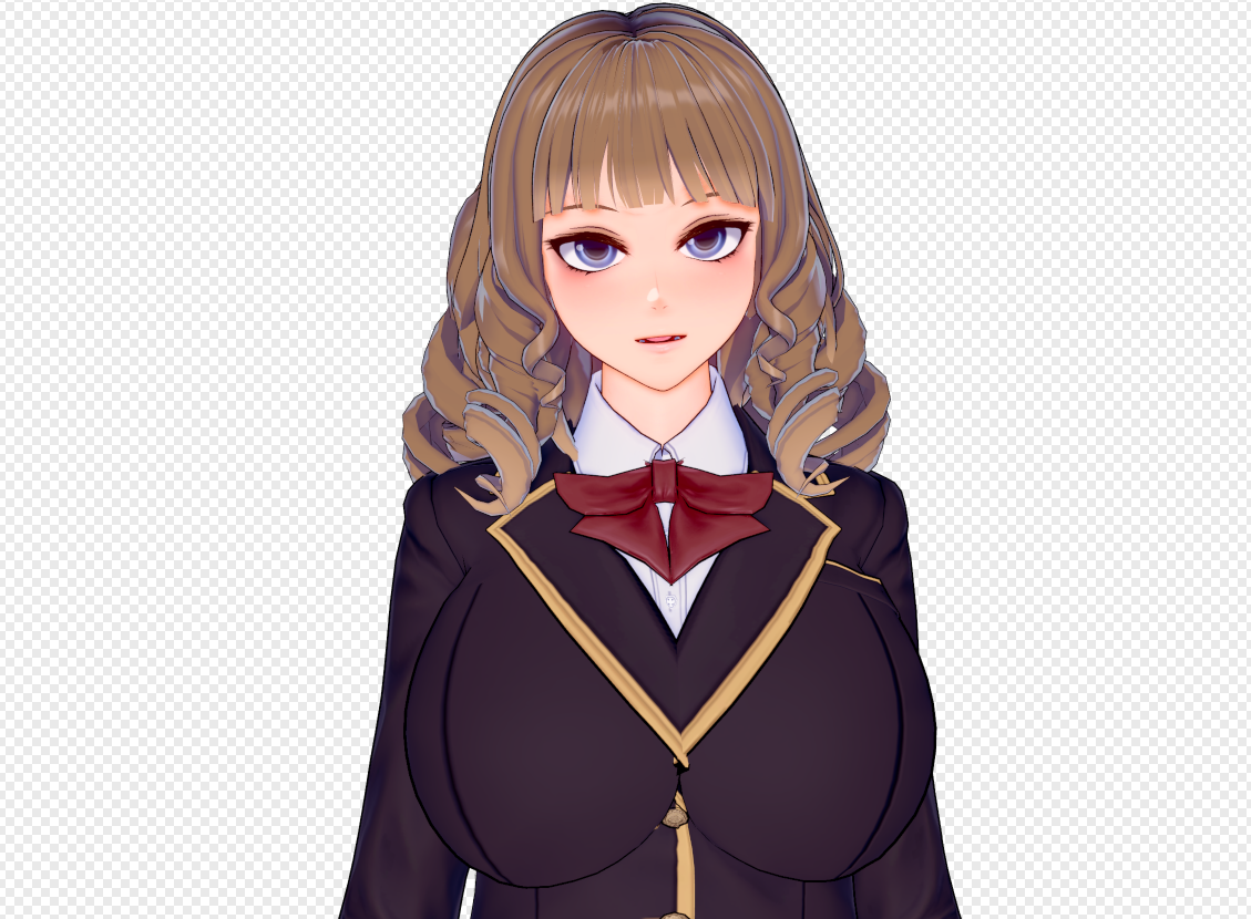 《戀活Sunshine》卷發(fā)校服小姐姐MOD