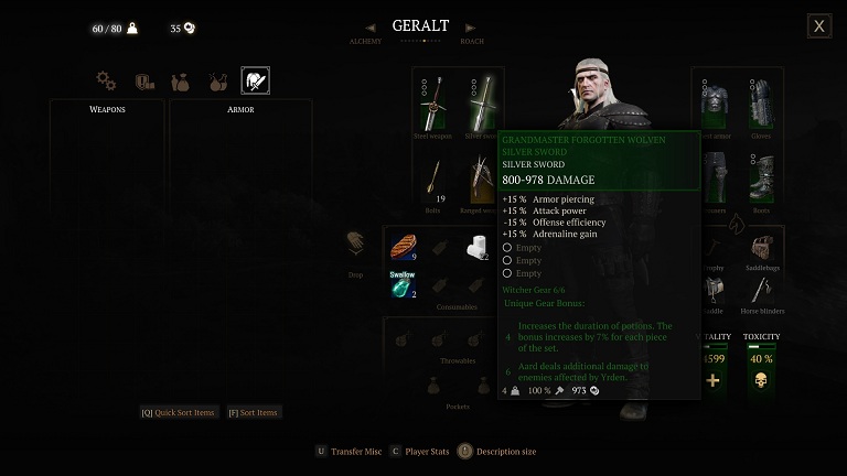 《巫師3：狂獵》增加次世代版遺忘狼套裝MOD