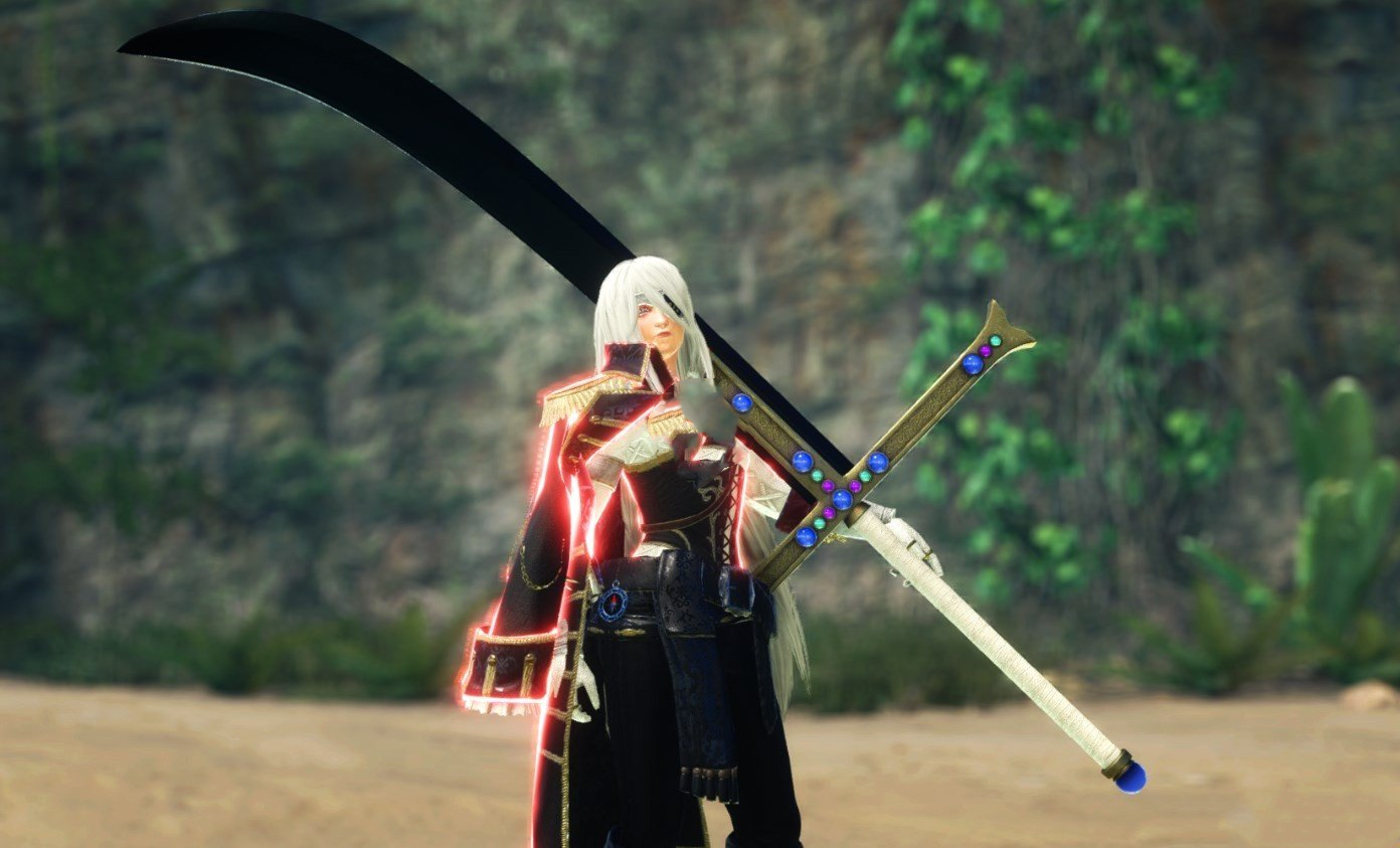 《怪物獵人：崛起》海賊王米霍克的黑刀MOD
