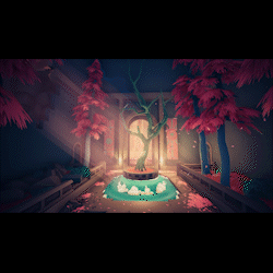 《Wallpaper Engine》枯木與水泉藝術風3D場景動態壁紙