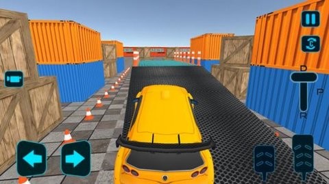 真實現(xiàn)代停車場3D