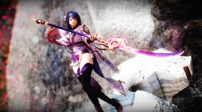 《上古卷軸5：天際重制版》雷電將軍日式和服和武士刀MOD