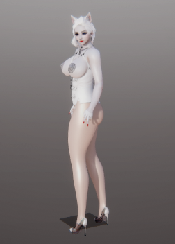 《AI少女》白發美膚迷人御姐MOD