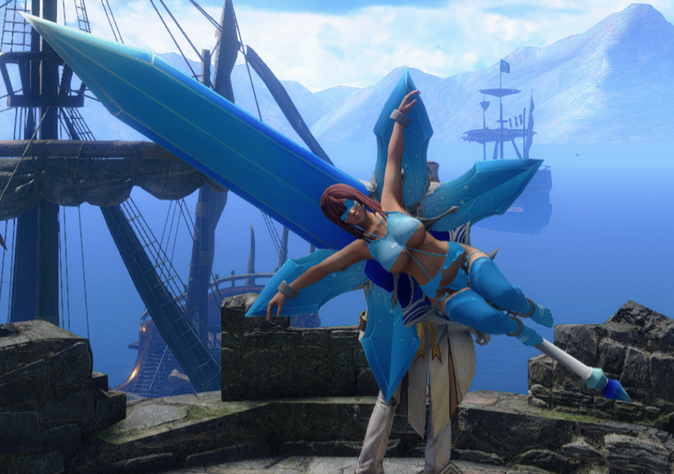《怪物獵人崛起：曙光》雪之女王開關斧MOD